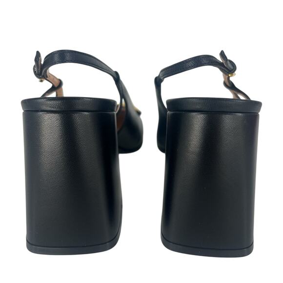 Gucci Baby Horsebit Slingback Pumps Black Leather Size 41 - Picture 11 of 16